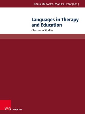 cover image of Languages in Therapy and Education